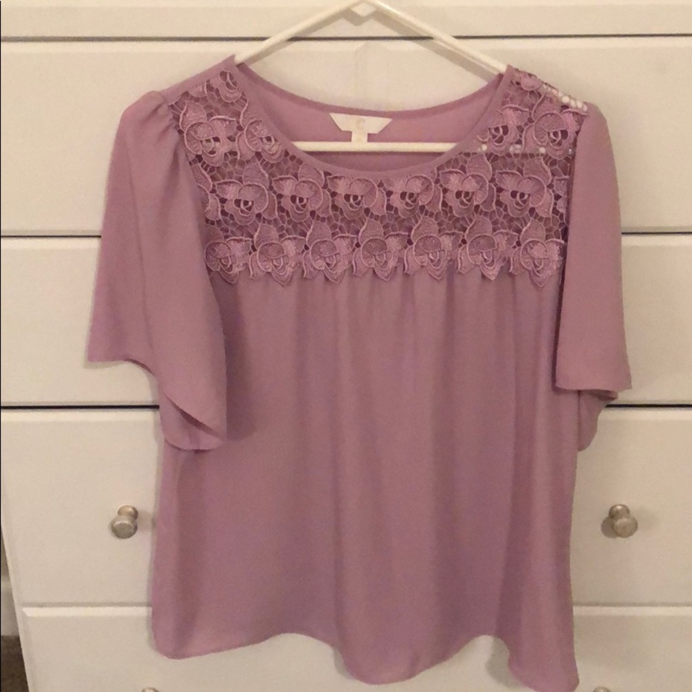 Light purple shirt